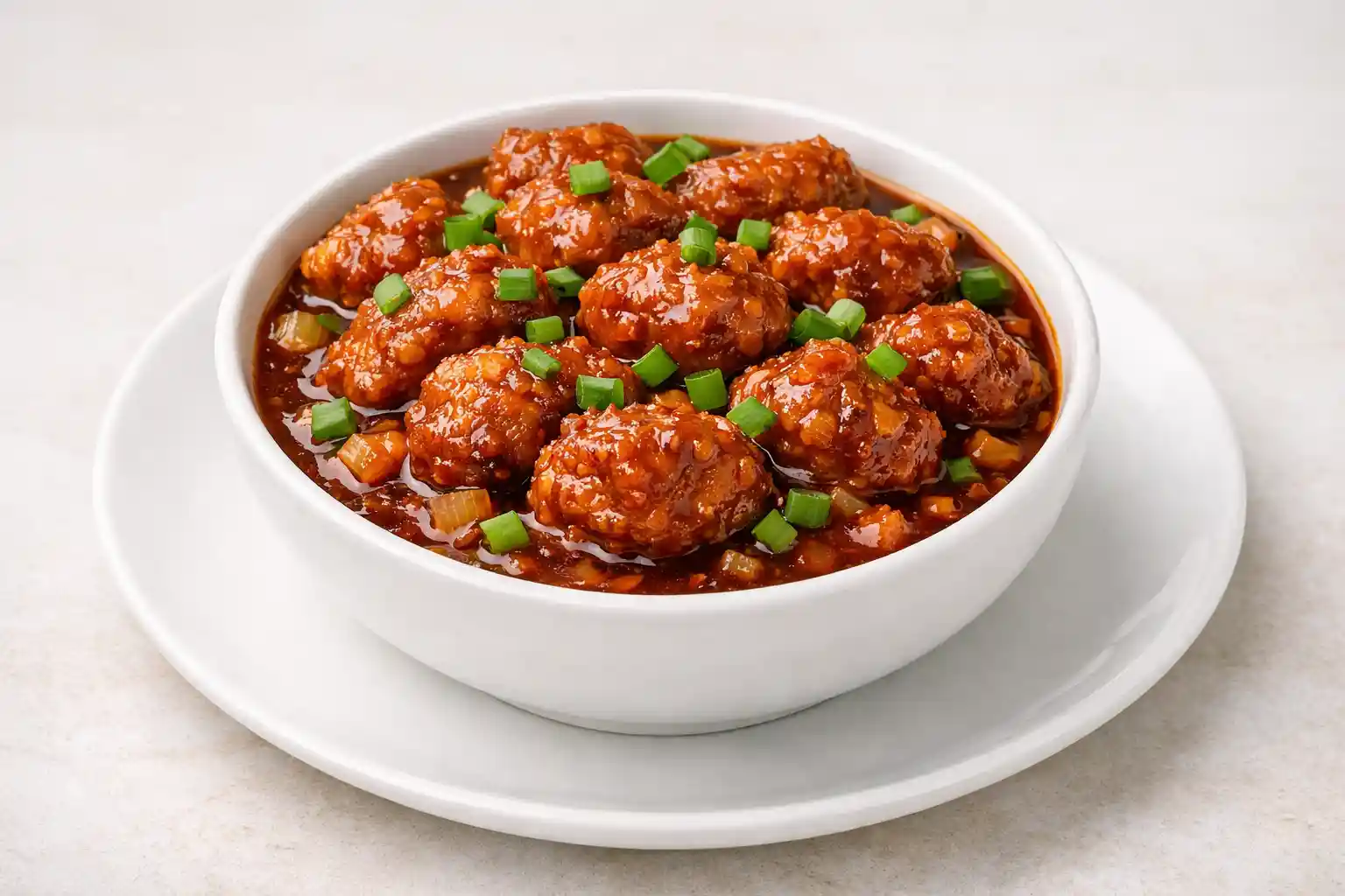Chicken Manchurian - Full Plate